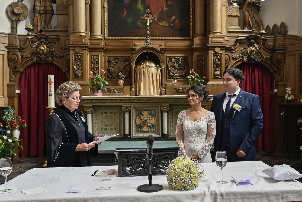 Foto: 'Huwelijk Paterskerk 02 - Ferdi Duisters en Aleksandra Ivanova (Fred de Krom fotografie)'.